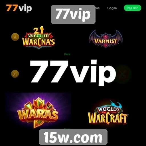 Visão geral dos jogos disponíveis no 77vip