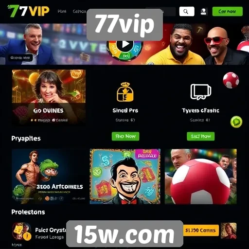Promos e bônus disponíveis no 77vip